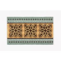 Tapis d'extérieur abrité brossant en fibre 100% coco 75 x 45 cm